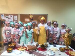 Съемки телепередачи о традициях русской народной кухни